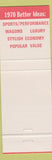 Matchbook Cover - 1970 Ford Spangler Motors Tyrone PA