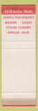 Matchbook Cover - 1970 Ford Huston Huntingdon PA