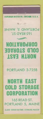 Matchbook Cover - North East Cold Storage Portland ME