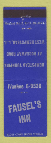 Matchbook Cover - Fausel's Inn West Hempstead LI NY