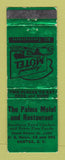 Matchbook Cover - Palms Motel Restaurant Santee SC