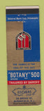 Matchbook Cover - Botany 500 Men's Clothes Fischers Bloomfield NJ