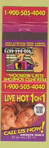 Matchbook Cover - Phone Sex girlie 976 Noww