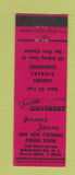 Matchbook Cover - Jensen's Tavern Manasquan NJ