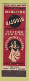 Matchbook Cover - Riootto Ballroom Havelock IA