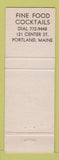 Matchbook Cover - Anthony's Portland ME