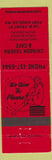 Matchbook Cover - Chinook Tavern Cafe Port Angeles CA girlie