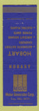 Matchbook Cover - Hobart Motor Generator Corp Troy OH