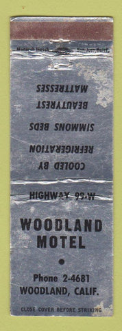 Matchbook Cover - Woodland Motel CA WEAR