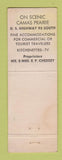 Matchbook Cover - Idaho Motel Grangeville ID
