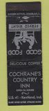 Matchbook Cover - Cochrane's Country Inn Kentland IN