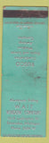 Matchbook Cover - Wait Window Company Escanaba MI WEAR