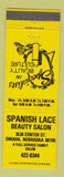 Matchbook Cover - Spanish Lace Beauty Salon Omaha NE WEAR