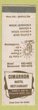 Matchbook Cover - Cimarron Motel Klamath Falls OR