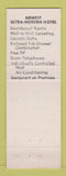 Matchbook Cover - Keydet General Motel Resturant Lexington VA