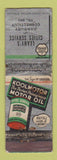 Matchbook Cover - Cities oil gas Leahy's Danbury CT low phone POOR