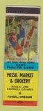 Matchbook Cover - Fossil Market Grocery Fossil OR