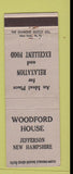 Matchbook Cover - Woodford House Jefferson NH