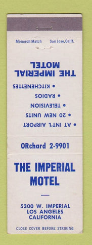 Matchbook Cover - Imperial Motel Los Angeles CA