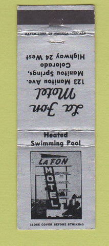 Matchbook Cover - La Fon Motel Manitou Springs Colorado