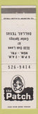 Matchbook Cover - The Patch Strip Club Dallas TX girlie
