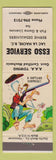 Matchbook Cover - Esso Service oil gas Lac La Hache BC hillbilly