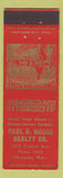 Matchbook Cover - Paul Moore Real Estate Cheyenne WY