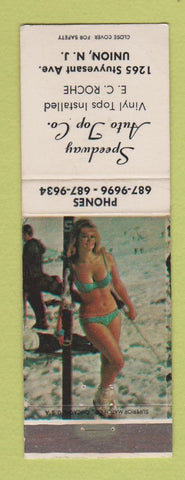 Matchbook Cover - Speedway Auto Top Union NJ pinup