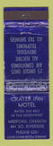 Matchbook Cover - Crater Inn Motel Medford OR WEAR