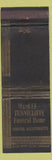 Matchbook Cover - MacRae Tunnicliffe Funeral Home Concord MA