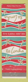 Matchbook Cover - La Concha San Juan Puerto Rico