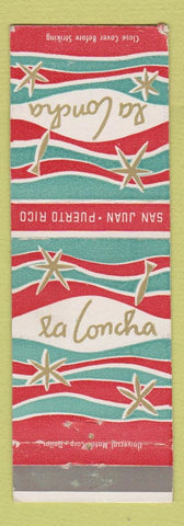 Matchbook Cover - La Concha San Juan Puerto Rico