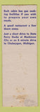 Matchbook Cover - Island View Shors Cheboygan MI