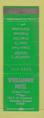 Matchbook Cover - Windjammer Motel Newport OR