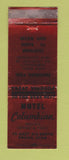 Matchbook Cover - Hotel Columbian Provo UT