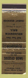 Matchbook Cover - Soledad Bowl bowling Soledad CA Brunswick