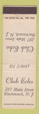 Matchbook Cover - Club Echo Hackensack NJ