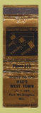 Matchbook Cover - Mac's West Town Port Washington WI WEAR