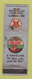 Matchbook Cover - Walt Stuart's Texaco oil gas West Yellowstone MT WORN