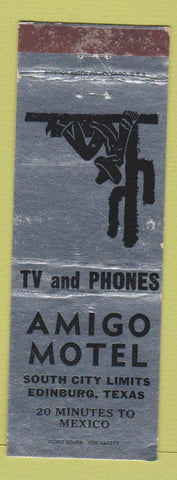 Matchbook Cover - Amigo Motel Edinburg TX