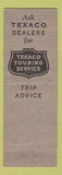 Matchbook Cover - Marfax Texco oil gas Dickinson ND low phone WORN