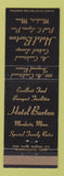 Matchbook Cover - Hotel Burton Mankato MN