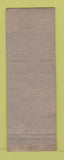 Matchbook Cover - Carl May Oil Quaker State Dallas OR gas WORN