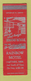 Matchbook Cover - Rainbow Motel Hastings NE