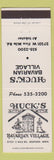 Matchbook Cover - Huck's Bavarian Village Redford MI