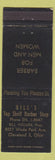 Matchbook Cover - Bill's Top Shelf Barber Shop Cleveland OH
