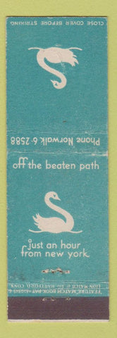Matchbook Cover - Silvermine Tavern Swan Norwalk CT feature