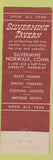 Matchbook Cover - Silvermine Tavern Swan Norwalk CT feature