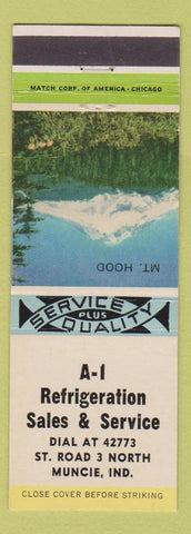 Matchbook Cover - A1 Refrigeration Sales Service Muncie IN