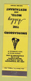 Matchbook Cover - Ashley Motel Indianapolis IN girlie